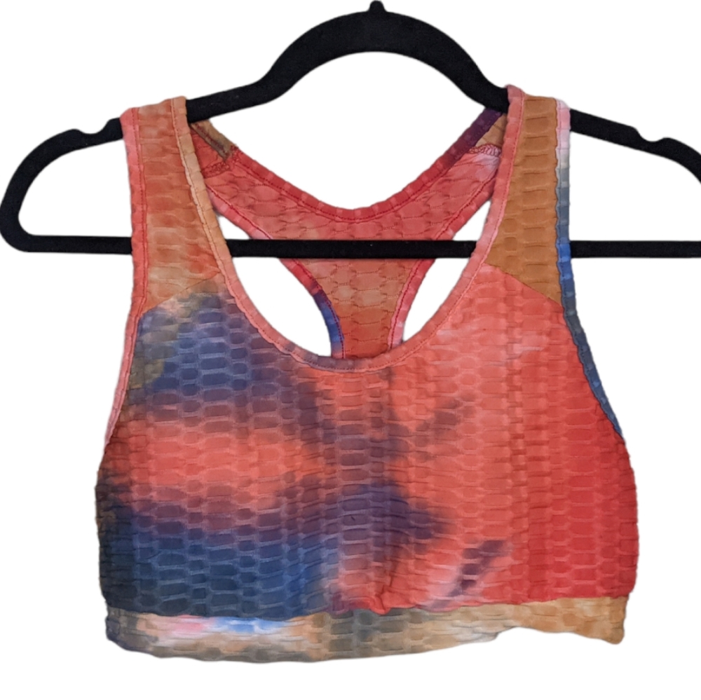 SY Fashion Tie Dye Sports Bra L/XL 🌈💪